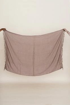 Indigo Luna Beach Sarong Taupe