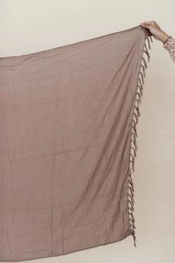 Indigo Luna Beach Sarong Taupe