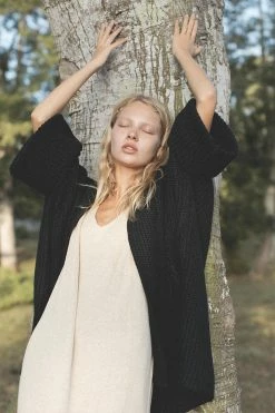 Indigo Luna New In Tuula Poncho Black