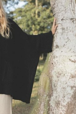 Indigo Luna New In Tuula Poncho Black