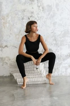 Indigo Luna Warrior Top Black