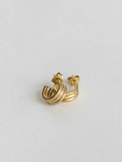 Wild Ivy Eternity Earrings Gold