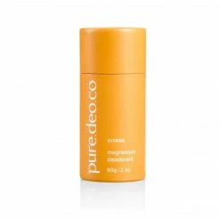 Pure Deo Co New In Citrus Magnesium Deodorant 100% Natural
